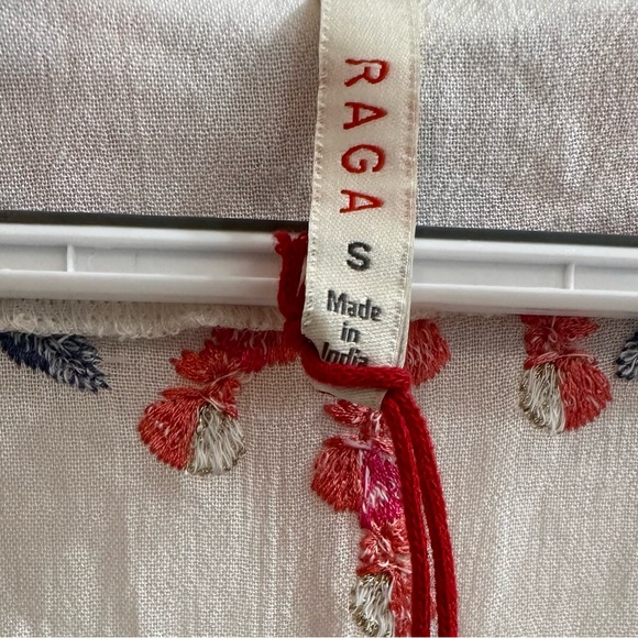 Raga NWOT Embroidered Duster Size Small - Picture 6 of 7